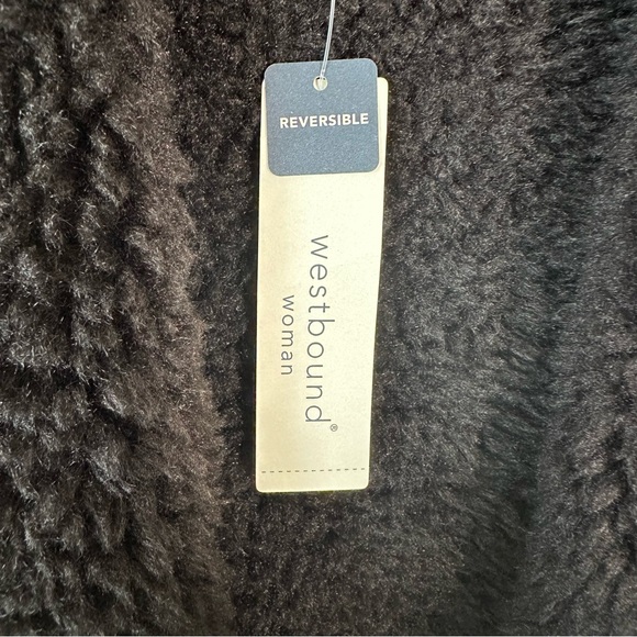 NWT WESTBOUND Flannel Buffalo Check Plaid Sherpa Fleece Lined Tunic Vest 2X - Picture 6 of 9